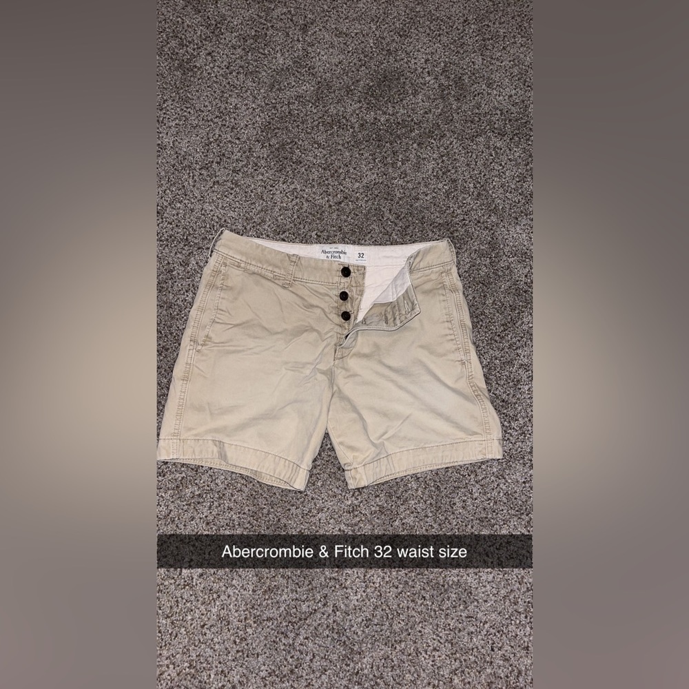 Abercrombie & Fitch Chaki Shorts x5 ALL COLORS; size 31 x4 / size 32 x1